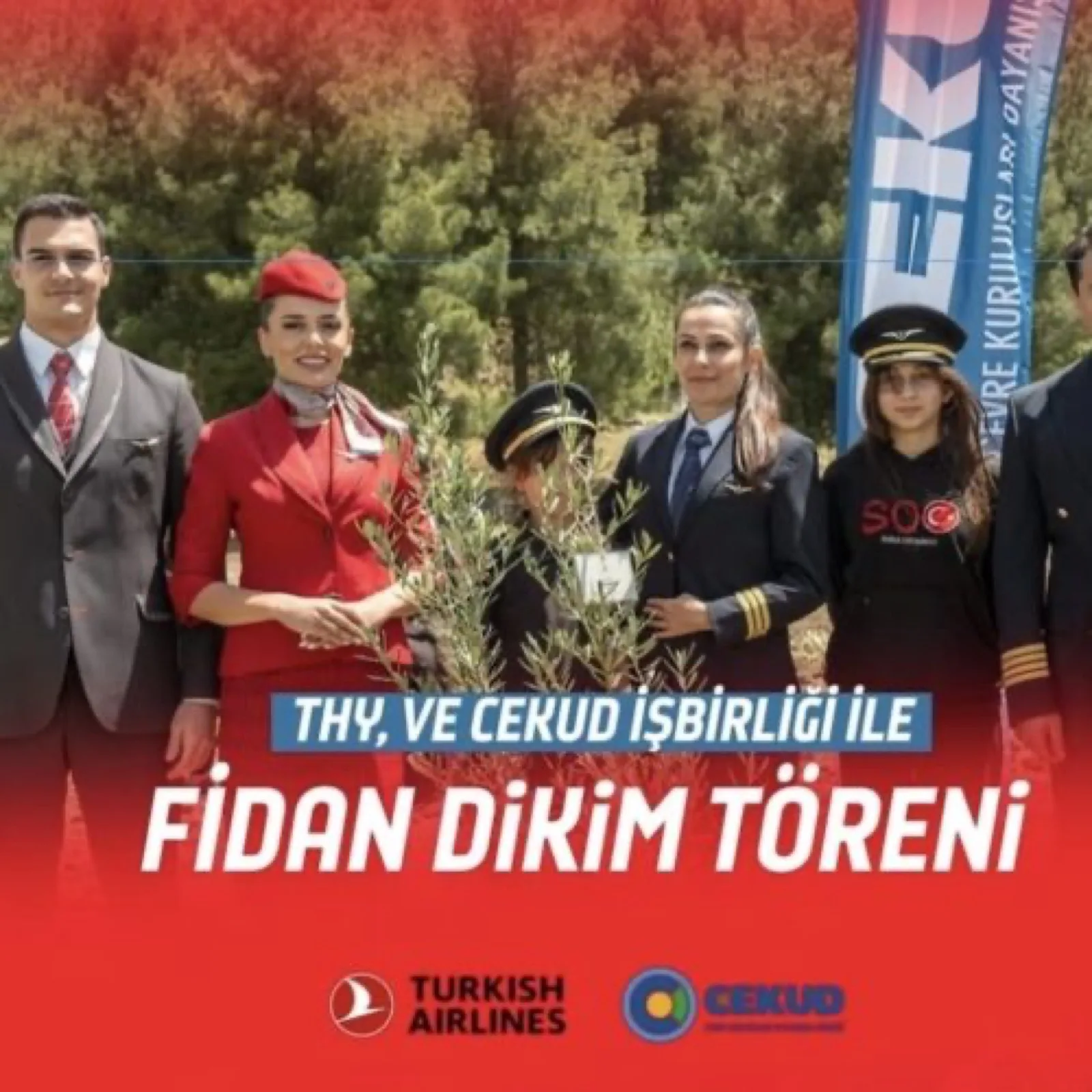 THY'nın 100. Yılına Kadar Her Yıl 100 Bin Fidan Dikiyoruz