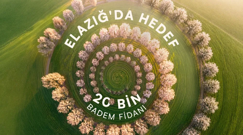 Elazığ’da 20 Bin Badem Fidanı
